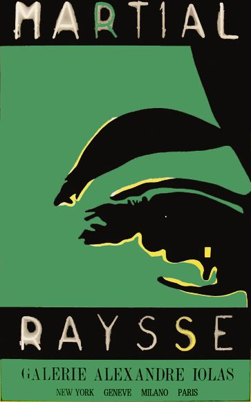 Martial RAYSSE (1936) L'Œil de France Raysse
Affiche de la Galerie Alexandre Iolas,...