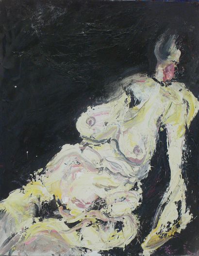 Bernard DAMIANO(19262000) 
Nude
Oil on canvas 146 x 114 cm