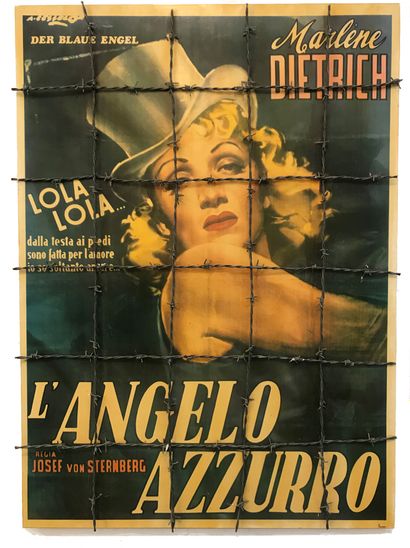 SERGE III OLDENBOURG (1927-2000) L'Ange bleu en prison (Marlene Dietrich), 1990
Fil...