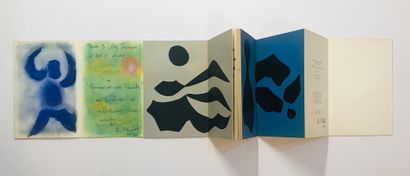 André VERDET (1913-2004) Formes et Paroles, 1965
Book in the form of accordion leaflets,...