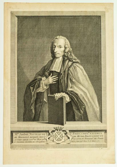  Jérôme Nicolas de PARIS, Chevalier, Vicomte de MACHAULT, Romain, Seigneur de Muire,...
