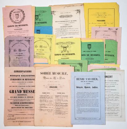 null LOT. CAHORS. 47 Posters printed in CAHORS at Plantade, Brassac, or Richard....