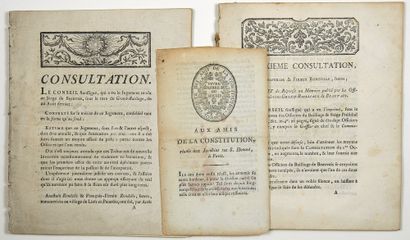 null OISE. BEAUVAIS. 3 Printed matter: "CONSULTATION. The undersigned Council, having...