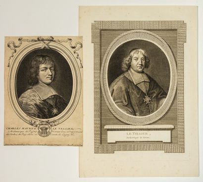  Charles Maurice LE TELLIER, Archevêque de REIMS, Premier Duc et Pair, Abbé et Comte...