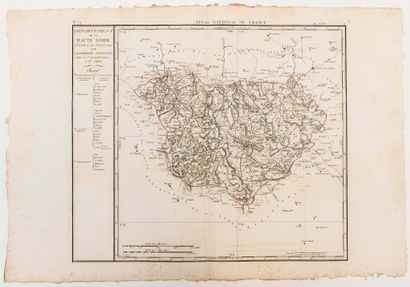 null HAUTE-LOIRE. Carte du Département de HAUTE-LOIRE, décrété le 29 Janvier 1790...