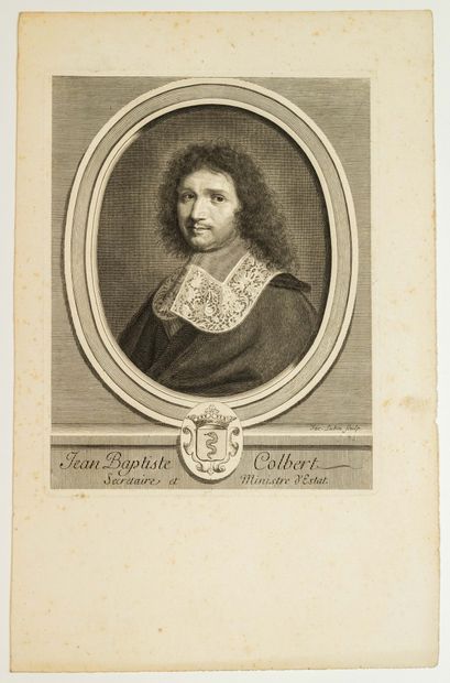null Jean Baptiste COLBERT Secrétaire et Ministre d'Etat. (Reims 1619 - Paris 1683)....