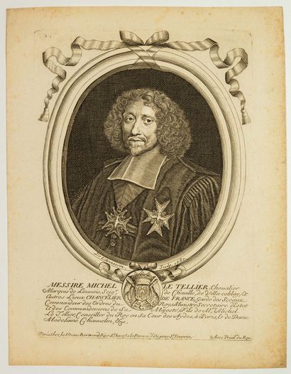  Michel LE TELLIER Marquis de LOUVOIS, Chancelier de France (Paris 1603 - Paris 1685)....