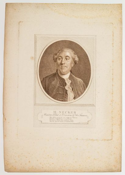 null Jacques NECKER Minister of State, Governor General of Finances of Louis XVI...