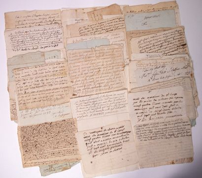 CANTAL. Set of more than 110 documents concerning...