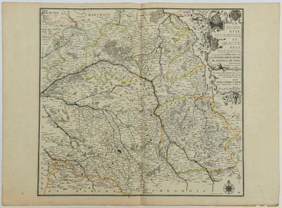 null MAP of 1713: "The BERRI and the NIVERNOIS, the BEAUCE and the SOLOGNE, these...