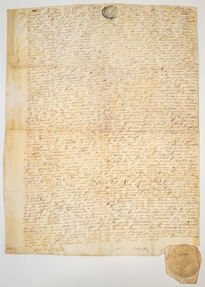 null SAVOIE. 1703. Parchment in the name of Victor Amédée II Duke of Savoy, Chablais,...