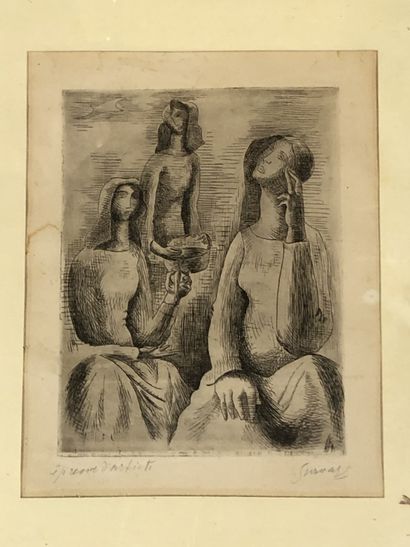 null Léopold SURVAGE (1879-1968)

Untitled

Engraving on paper signed and numbered...
