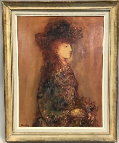 null Sylvain VIGNY (1903-1971)

Portrait with hat

Oil on cardboard signed lower...