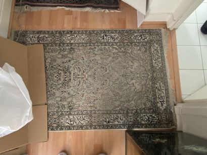 null A Persian prayer rug
