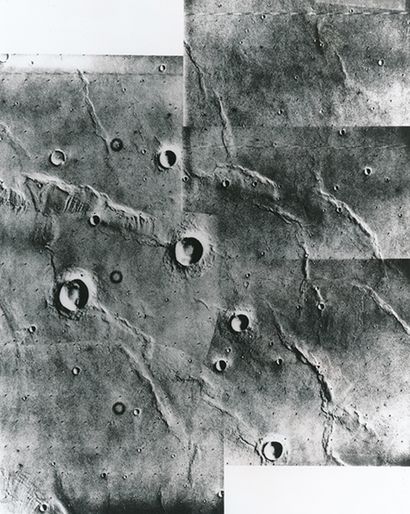 NASA NASA. MARS planet. View of the Martian surface taken by a MARINER probe. Circa...