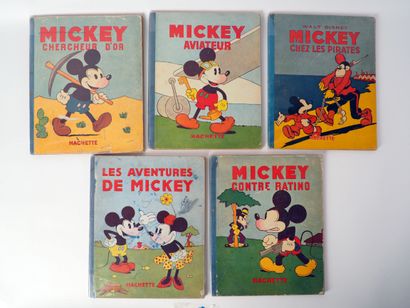 null DISNEY

Ensemble de 5 ouvrages de Mickey, années 30, édités par Hachette comprenant...