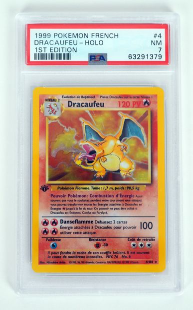 null DRACAUFEU Ed 1

Wizards Block Basic Set 4/102

Graduated Pokémon Card PSA 7/10...