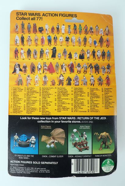 null TEEBO

Star Wars

Figurine sur sa plaque d’origine éditée par Kenner en 1984...