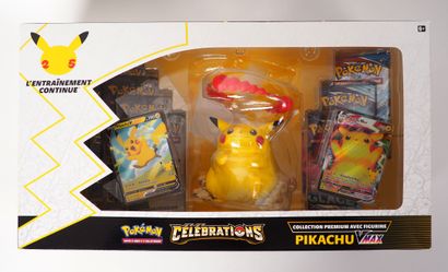 null Coffret pokémon Pikachu V MAX avec figurine

Très bon état