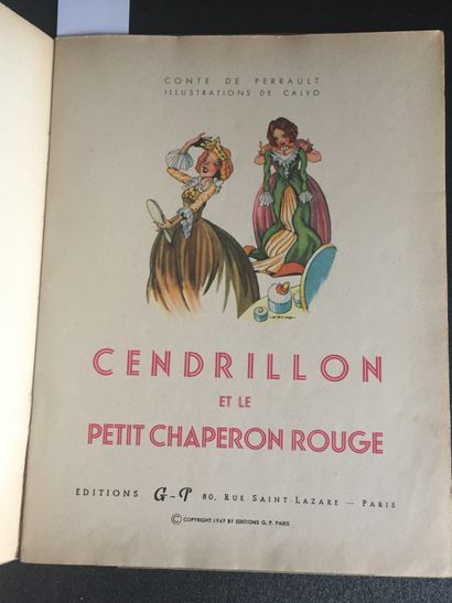 null CALVO: Perrault's tale: Cinderella and Little Red Riding Hood. Editions G.-P.,...