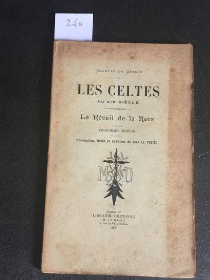 GAULLE (Charles de): Les Celtes au XIXe siècle....
