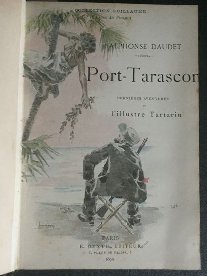 null DAUDET (A.): Port-Tarascon. Last adventures of the illustrious Tartarin. Dentu,...