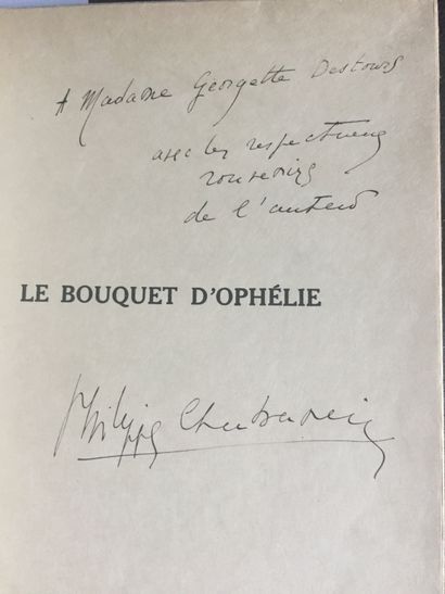 null [FANTAISISTES] CHABANEIX (Ph.): Le Bouquet d'Ophélie. Le Divan, 1928. In-8 broché,...