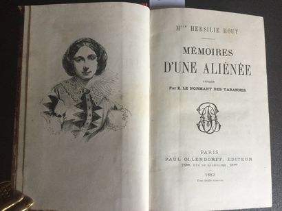null HERSILIE ROUY (Mlle): Mémoires d'une aliénée, publiés par E. Le Normant des...