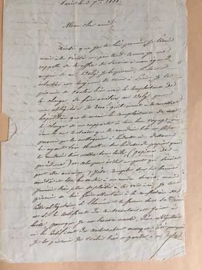 null [File concerning Edouard Loret de Logerais, a native of Lorgerais, near Joué...
