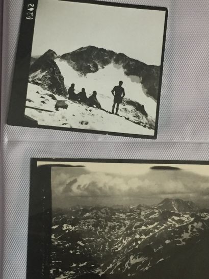 null MONTAGNE Rare ensemble de Photos originales entre 1903 et 1933 provenant de...