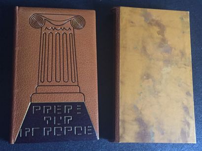 null RENAN (E.): Prayer on the Acropolis. Le Coffret de Fleurette, 1946. In-12 havana...