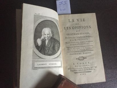 null STERNE (Laurence): La vie et les opinions de Tristram Shandy, traduites de l'anglais...