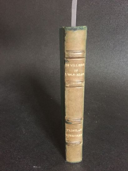 null VILLIERS de L'ISLE ADAM: Tribulat Bonhomet. Braid and Stock, n.d. (1887). In-12...