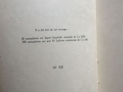 null [FANTAISTS] CHABANEIX (Ph.): Le Bouquet d'Ophélie. Le Divan, 1928. In-8 paperback,...