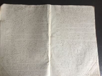 null CHINA SEA - INDOCHINA - Manuscript around 1810. In-folio (39 x 24 cm) with 81...