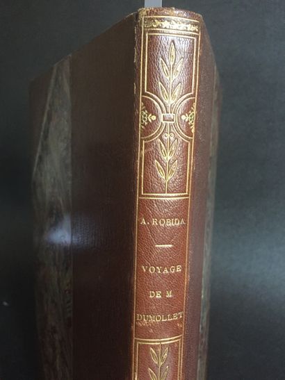 null ROBIDA (Albert): Le Voyage de M. Dumollet, text and drawings by A. Robida. Decaux,...
