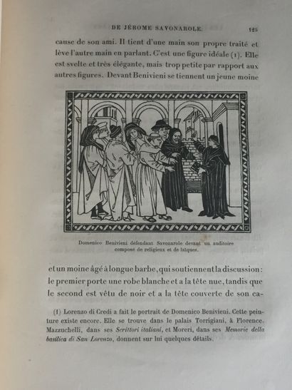 null SAVONAROLE - Gruyer (G.): Illustrations of the writings of Jerome Savonarola...