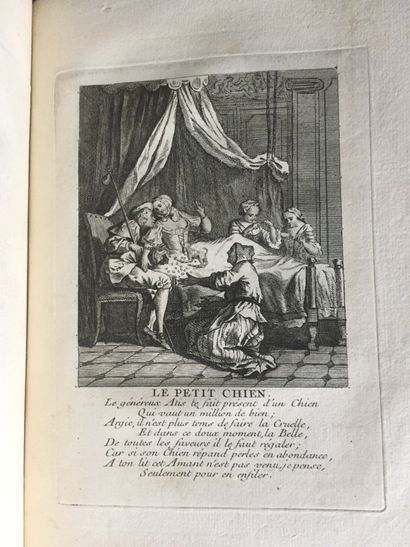  COCHIN : Sujets tirés des Contes de La Fontaine et de Molière, dessinés et gravés...