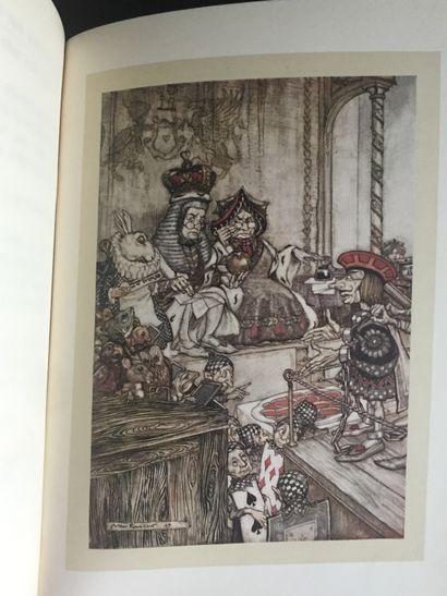 null CARROLL (Lewis): Adventures of Alice in Wonderland. Illustrated by A. RACKHAM....