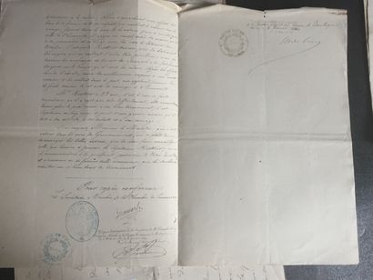 null [MARINE] ROUTTIER, Capitaine au long Cours: Reunion of original documents concerning...