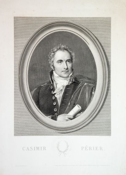 null Casimir-Pierre PÉRIER (1777-1832) Deputy, President of the Chamber of Deputies,...