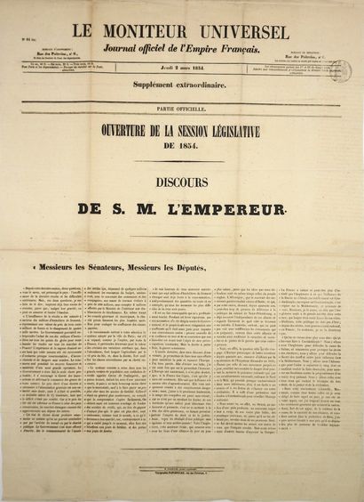 null NAPOLEON III. WAR OF CRIME 1854 (Preparations for the Declaration of War of...