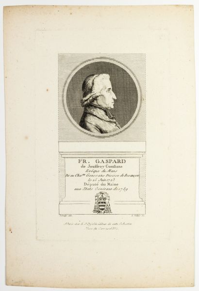 null François Gaspard De JOUFFROY DE GONSANS, Bishop of MANS, Deputy of MAINE at...