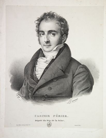 null Casimir-Pierre PÉRIER (1777-1832) Deputy, President of the Chamber of Deputies,...