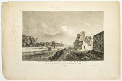 null "View of the PARIS ARSENAL and the Powder Magazine, taken from the ditch side....