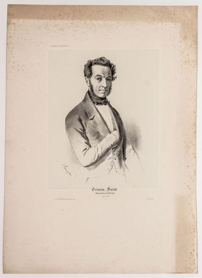null Germain SARRUT, Deputy of LOIR-ET-CHER in 1848, Writer (Canté/ Ariège 1800 -...