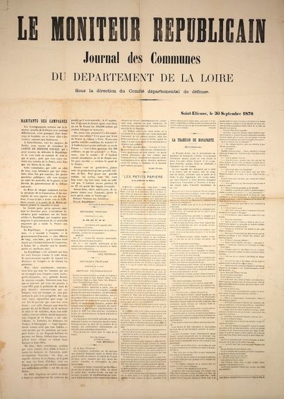 (LOIRE – LA TRAHISON DE BONAPARTE (Napoléon...