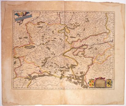 17th century map : BELGIUM. NAMUR. HANNONIE....