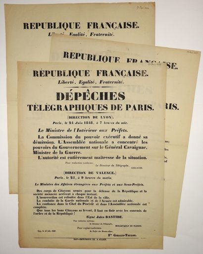 null PARIS. RÉVOLTE DES OUVRIERS DES ATELIERS NATIONAUX DU CHAMP-DE-MARS JUIN 1848...