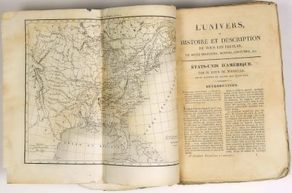 null ÉTATS-UNIS D’AMÉRIQUE. 1837. DIDOT. 1 Volume avec gravures : « L ‘UNIVERS. Histoire...